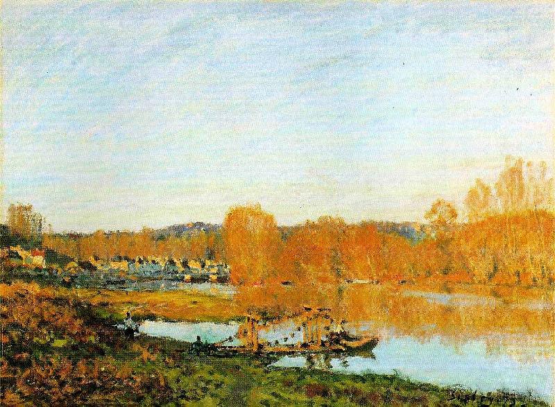 Alfred Sisley Banks of the Seine near Bougival